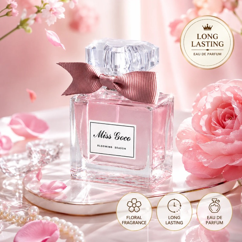 Perfume Alcohol Fragrance - น้ำหอมฟลอรัลสวีทฮาร์ท ขนาด 50 มล. กลิ่นหอมติดทนนาน แบบพกพา