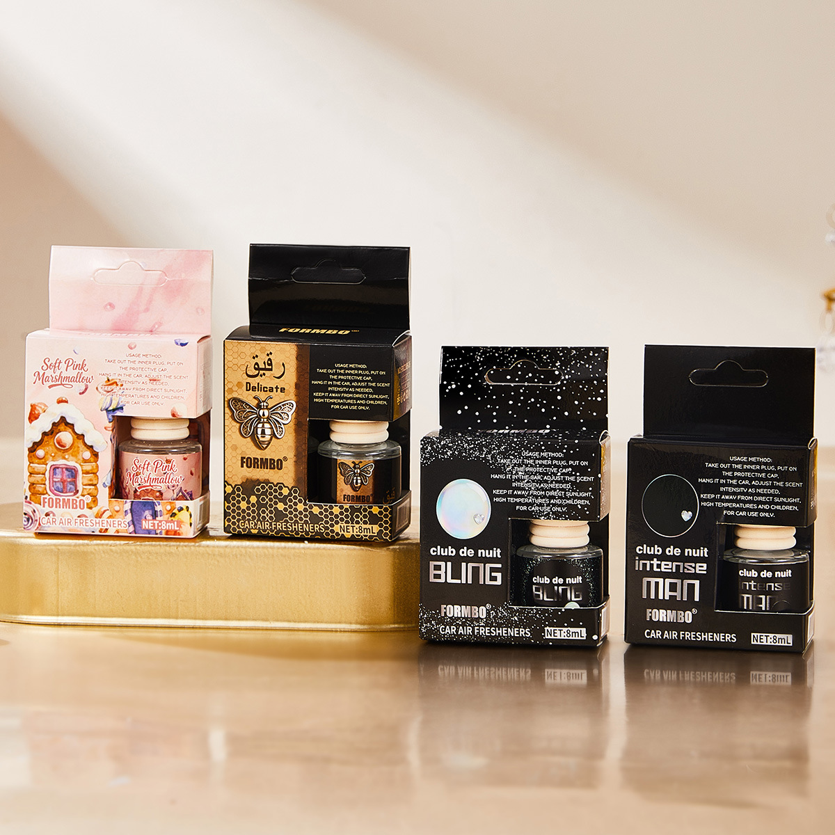 Perfume Aqua Fragrance - น้ำหอมติดรถยนต์แบบเชือกแขวน มีให้เลือก 4 กลิ่น น้ำหอมปรับอากาศในรถยนต์ กลิ่นหอมติดทนนาน