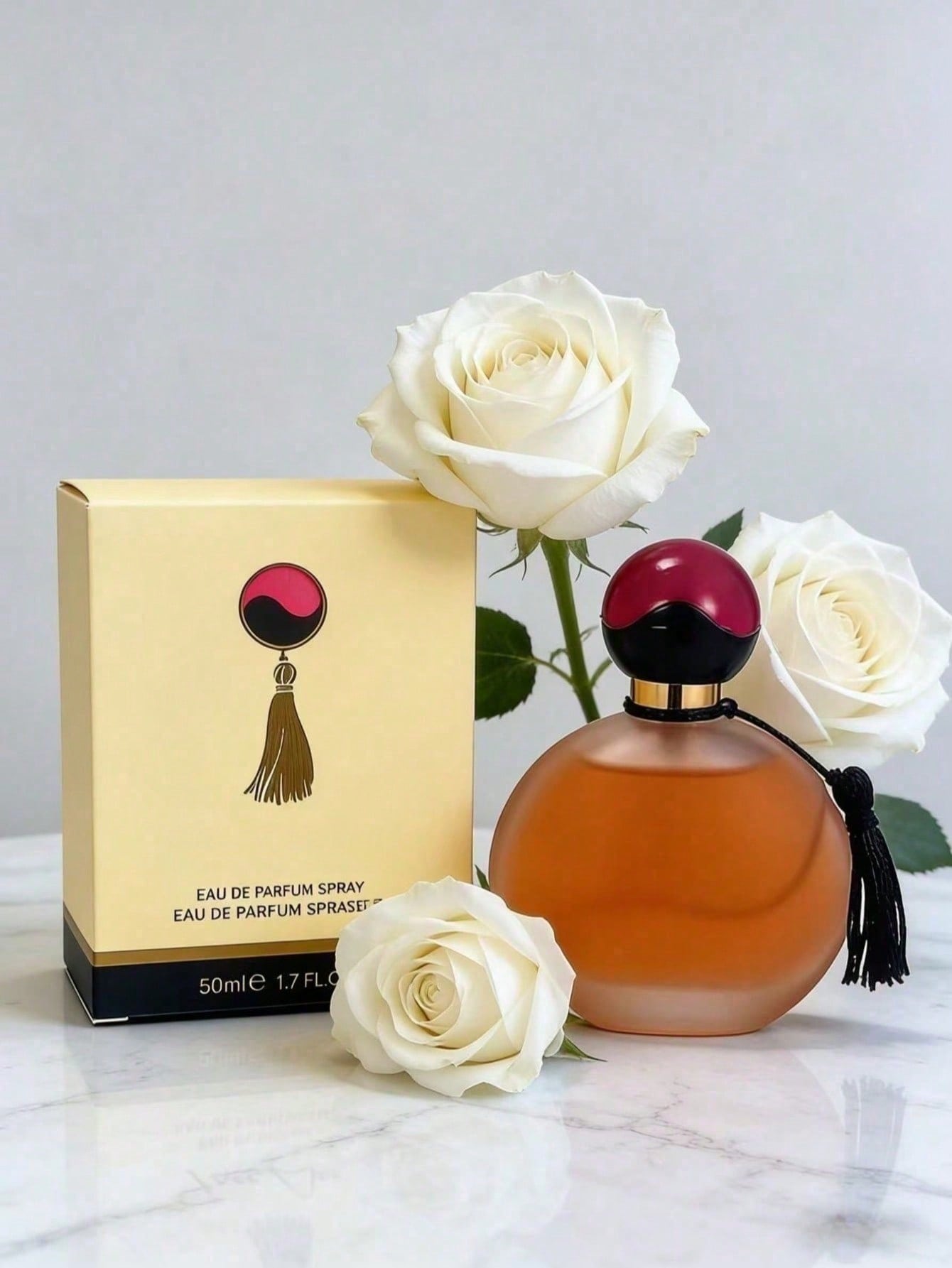 Perfume Fragrance For Women - น้ำหอมวินเทจทรงกลมแบบพู่ห้อย กลิ่นหอมติดทนนาน กลิ่นไม้หอมแบบโอเรียนทัล ของขวัญสุดหรูสำหรับผู้ชายและผู้หญิง