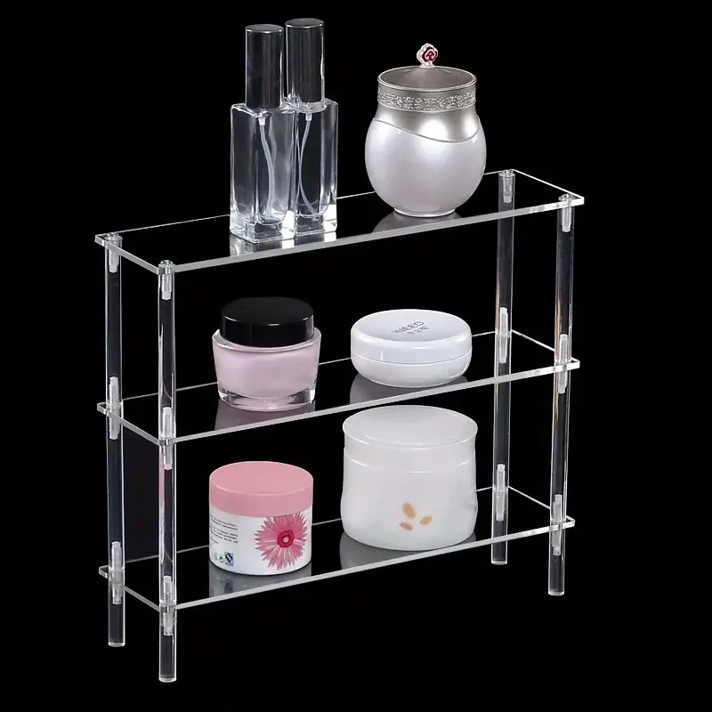 Perfume Fragrance Holder - แท่นโชว์อะคริลิกแนวตั้ง, ที่วางน้ำหอม, ชั้นวางอะคริลิกใสสำหรับฟิกเกอร์ Amiibo Funko POP