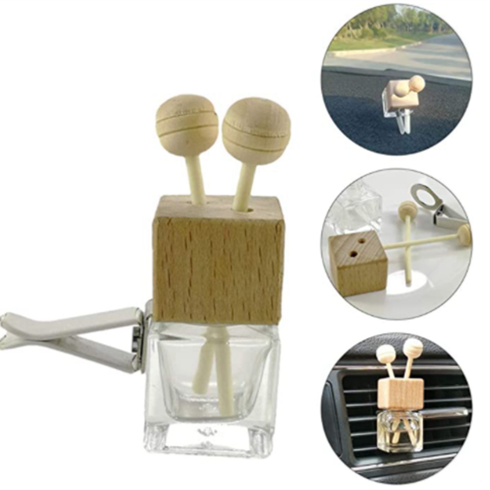 Passion Fragrance Perfume - 【PASSIONE】คลิปหนีบช่องระบายอากาศในรถยนต์ 40 ชิ้น ขวดน้ำหอมสำหรับช่องระบายอากาศในรถยนต์ ขจัดกลิ่นไม่พึงประสงค์ น้ำมันหอมระเหย