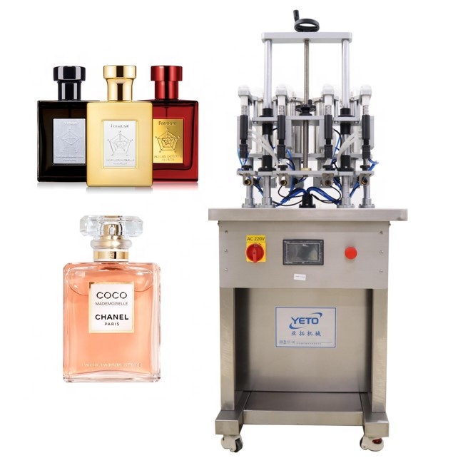 Perfume Fragrance Price - เครื่องบรรจุน้ำหอมและน้ำมันหอมระเหยแบบอัตโนมัติ 4 หัว YETO สำหรับขวดขนาดเล็ก ราคา