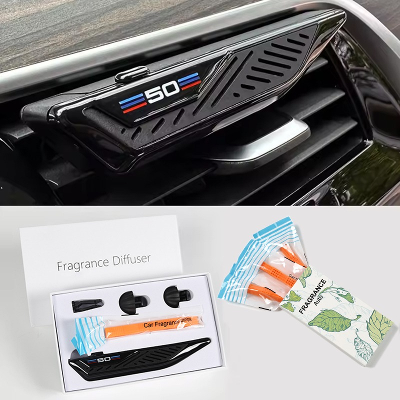 Perfume Fragrance Holder - น้ำหอมปรับอากาศในรถยนต์ F10 F30 แผ่นเติมน้ำหอมสำหรับที่วางน้ำหอม กลิ่นหอมสำหรับรถยนต์ รูปทรงใบมีด