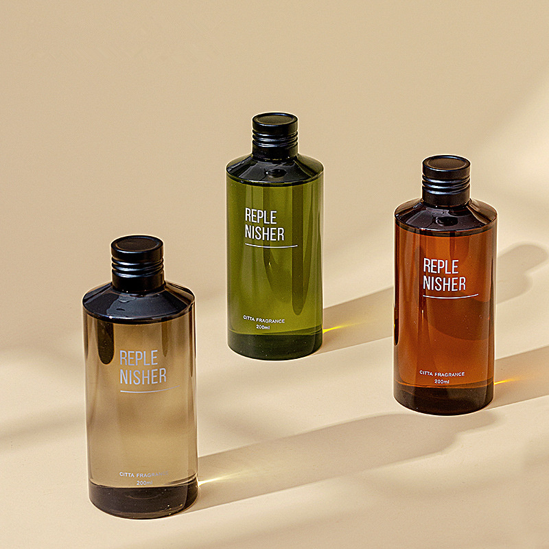 Perfume Aroma Fragrance - น้ำมันหอมระเหยสำหรับเติมในเครื่องกระจายกลิ่นขนาด 200 มล. - น้ำมันหอมสำหรับเครื่องกระจายกลิ่นแบบหวาย, น้ำหอมปรับอากาศในบ้าน
