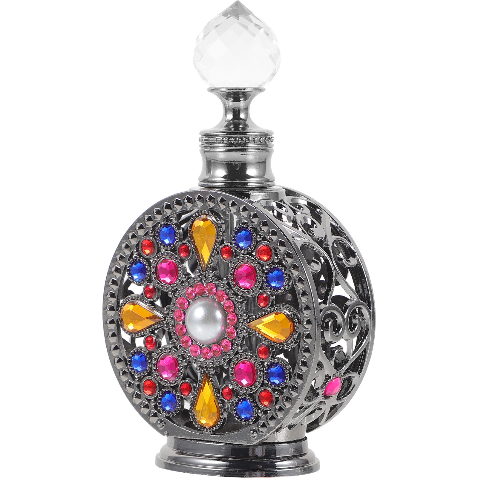 Perfume Fragrance Holder - ขวดน้ำหอมแบบเติมได้ขนาดเล็ก ขวดแก้วสำหรับพกพา ขนาดกะทัดรัด ใช้สำหรับบรรจุน้ำมันหอมระเหยสำหรับอโรมาเธอราพี