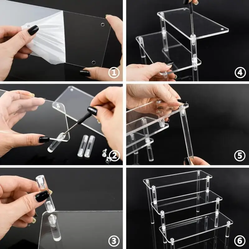 ชั้นวางอะคริลิค 1-4 ชั้น ชั้นว - Perfume Fragrance Holder บทวิจารณ์และราคา
