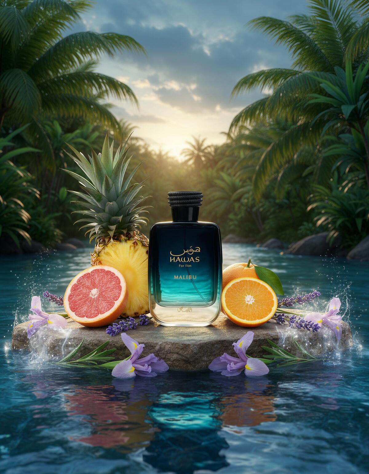 Rasasi Hawas Malibu For Him ED - Perfume Fragrance Blue บทวิจารณ์และราคา