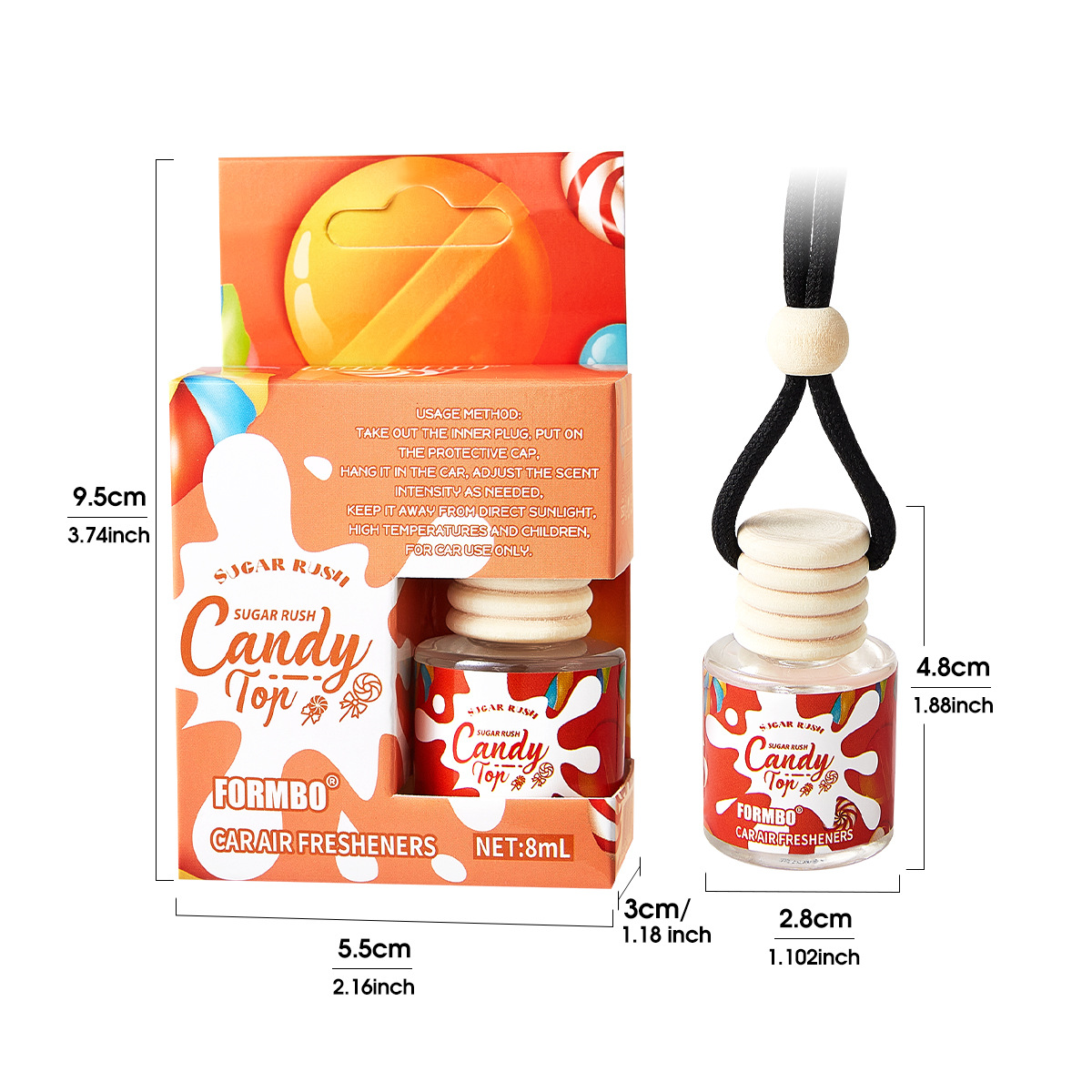 น้ำหอมติดรถยนต์แบบสายรัด กลิ่น - Perfume Aqua Fragrance บทวิจารณ์และราคา