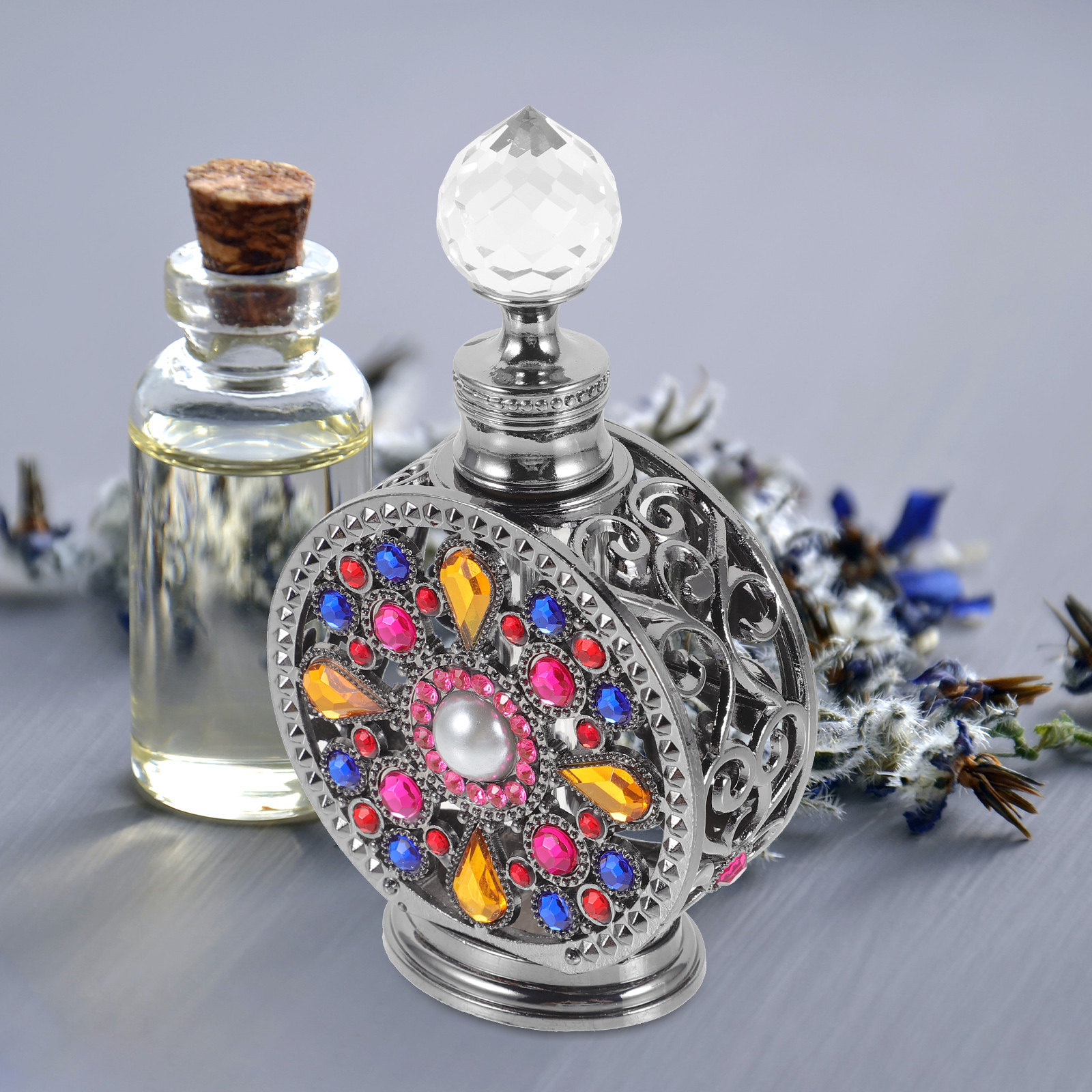 ขวดน้ำหอมแบบเติมได้ขนาดเล็ก ขว - Perfume Fragrance Holder บทวิจารณ์และราคา