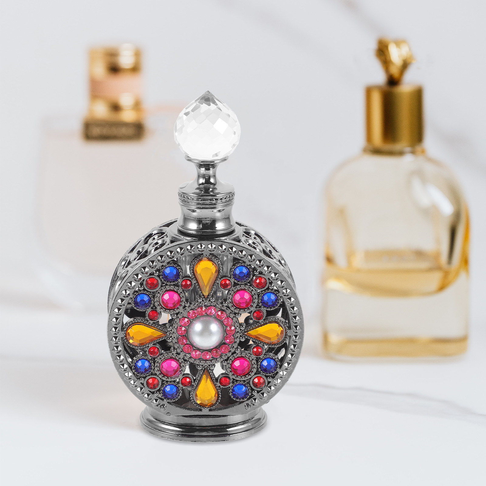 ขวดน้ำหอมแบบเติมได้ขนาดเล็ก ขว - Perfume Fragrance Holder บทวิจารณ์และราคา