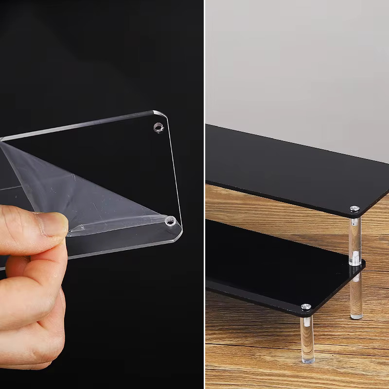 อะคริลิคสีดําชั้นวางสําหรับ Fu - Perfume Fragrance Holder บทวิจารณ์และราคา